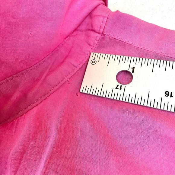 Lilly Pulitzer Pink Lightweight Long Sleeve Button Up Shirt Women’s XS Read - Picture 12 of 12